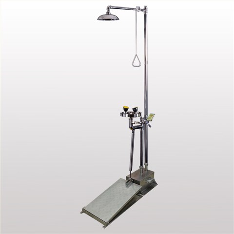 防凍大踏板復合式淋浴洗眼器BH30-5012